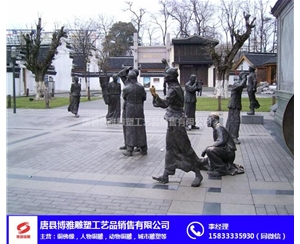 广场铜雕塑